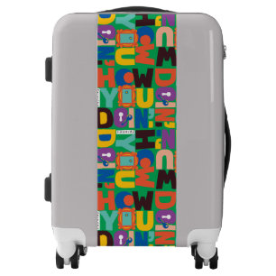 FRIENDS™ How You Doin' Vibrant Pattern Luggage