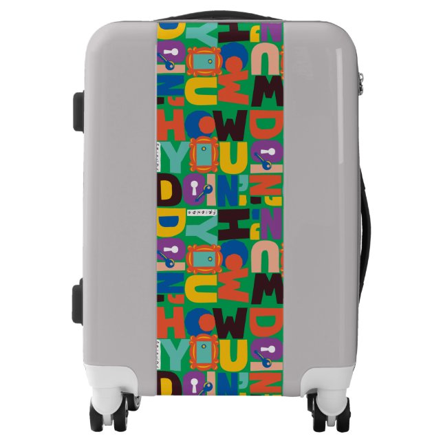 FRIENDS™ | How You Doin' Vibrant Pattern Luggage (Front)