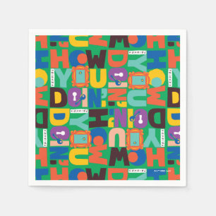 FRIENDS™ How You Doin' Vibrant Pattern Napkins