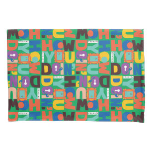 FRIENDS™ How You Doin' Vibrant Pattern Pillow Case