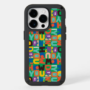 FRIENDS™ How You Doin' Vibrant Pattern Speck iPhone 14 Pro Case