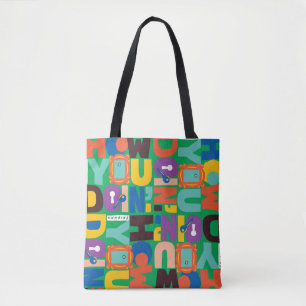 FRIENDS™ How You Doin' Vibrant Pattern Tote Bag