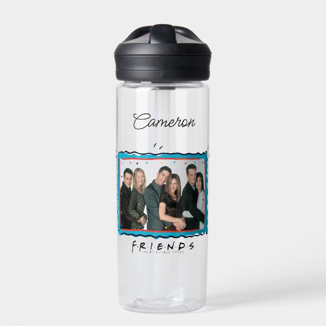 FRIENDS™ | Hugging Couples | Add Your Name Water Bottle (Front)