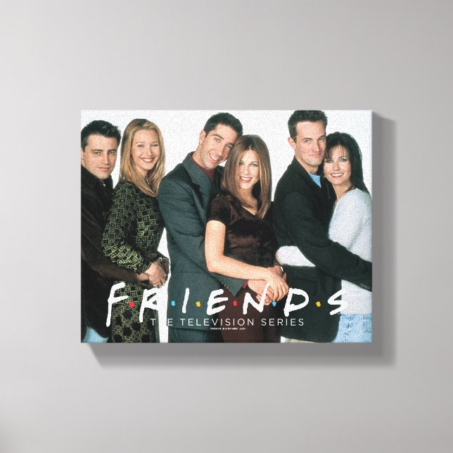 FRIENDS™ | Hugging Couples Canvas Print (Front)