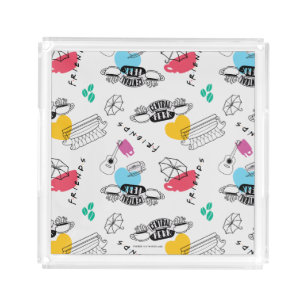 FRIENDS™   Icon Pattern Acrylic Tray