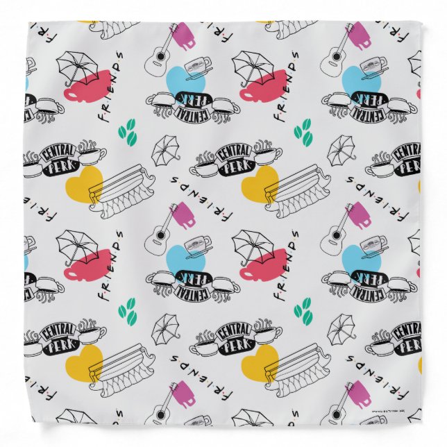 FRIENDS™ | Icon Pattern Bandana (Front)
