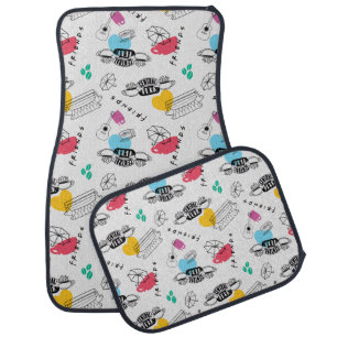 FRIENDS™   Icon Pattern Car Floor Mat
