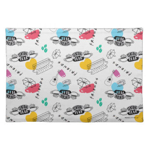 FRIENDS™   Icon Pattern Cloth Placemat