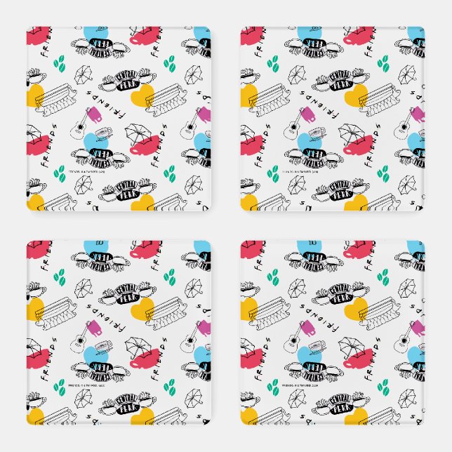 FRIENDS™ | Icon Pattern Coaster Set (Set)