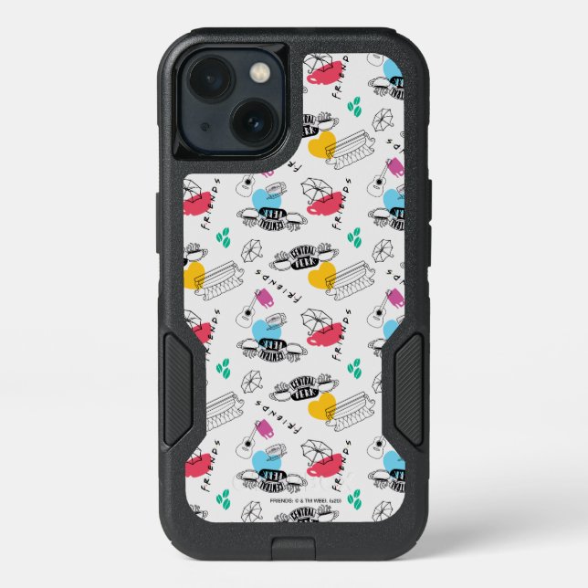 FRIENDS™ | Icon Pattern Otterbox iPhone Case (Back)