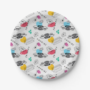 FRIENDS™   Icon Pattern Paper Plates