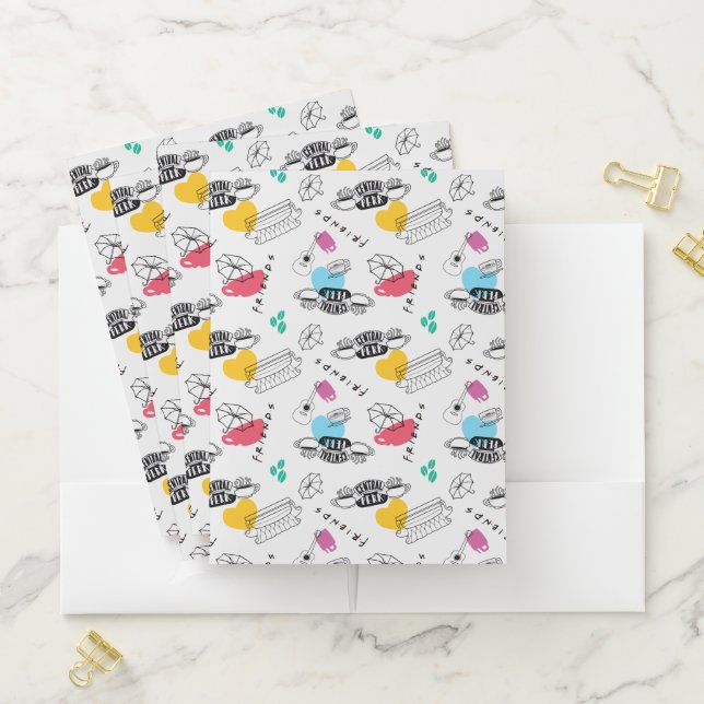 FRIENDS™ | Icon Pattern Pocket Folder (In Situ)