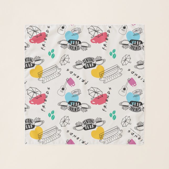 FRIENDS™ | Icon Pattern Scarf (Front)