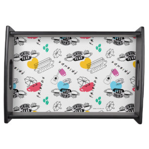 FRIENDS™   Icon Pattern Serving Tray