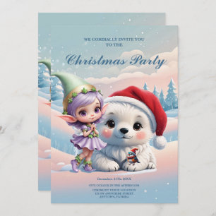 Friends in a fantasy world.  invitation