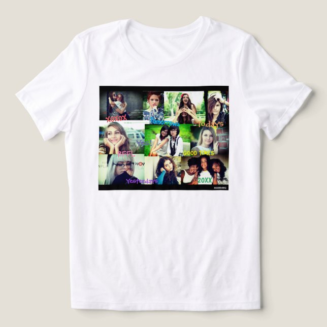 Friends Inspired Photo T-Shirt  HAMbWG Tri-Blend Shirt (Design Front)