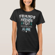 Friends Interstitial Cystitis Awareness Support Ri T-Shirt