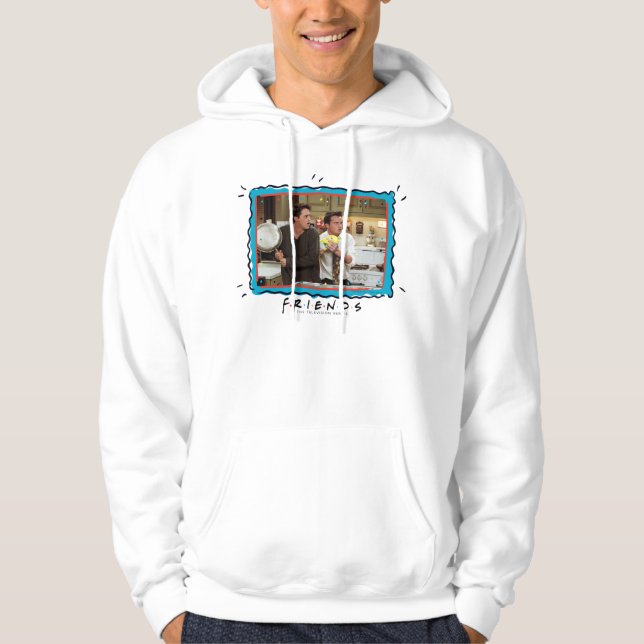 FRIENDS™ | Joey & Chandler Scared Hoodie (Front)