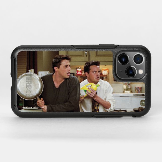 FRIENDS™ | Joey & Chandler Scared Otterbox iPhone Case (Back Horizontal)