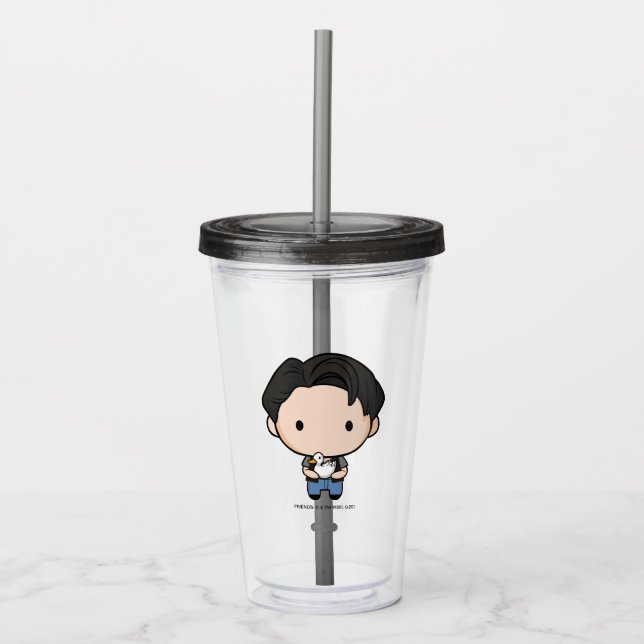 FRIENDS™ | Joey Chibi Acrylic Tumbler (Front)