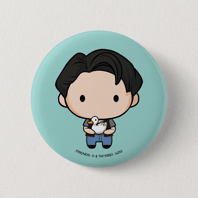 FRIENDS™ | Joey Chibi Button (Front)