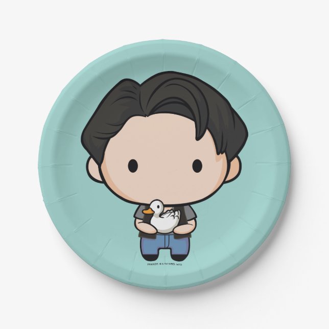 FRIENDS™ | Joey Chibi Paper Plates (Front)