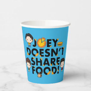 FRIENDS™ Joey Doesn't Share Food Chibi Paper Cups