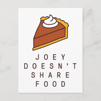 FRIENDS™ | Joey Doesn't Share Food Invitation Postcard