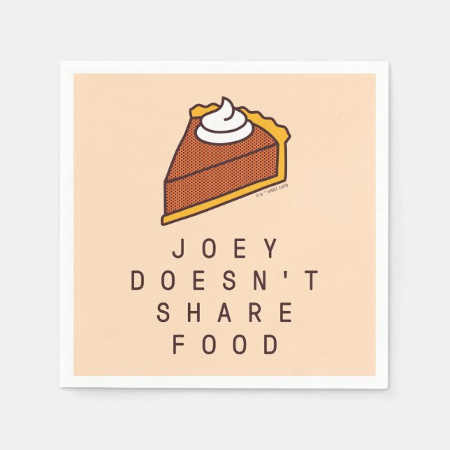 FRIENDS™ | Joey Doesn't Share Food Napkins (Front)
