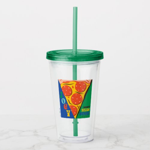 FRIENDS  Joey Doesnt Share Food _ Pizza Graphic Acrylic Tumbler