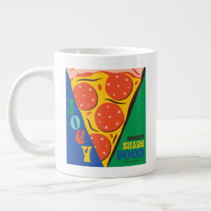 FRIENDS™ Joey Doesn't Share Food - Pizza Graphic Giant Coffee Mug