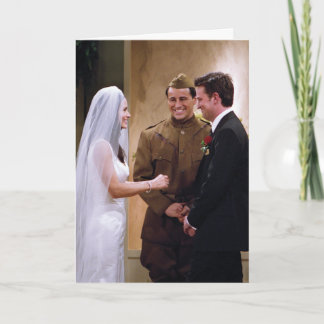 FRIENDS™ | Joey Marries Monica & Chandler Card