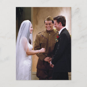 FRIENDS™ Joey Marries Monica & Chandler Invitation Postcard