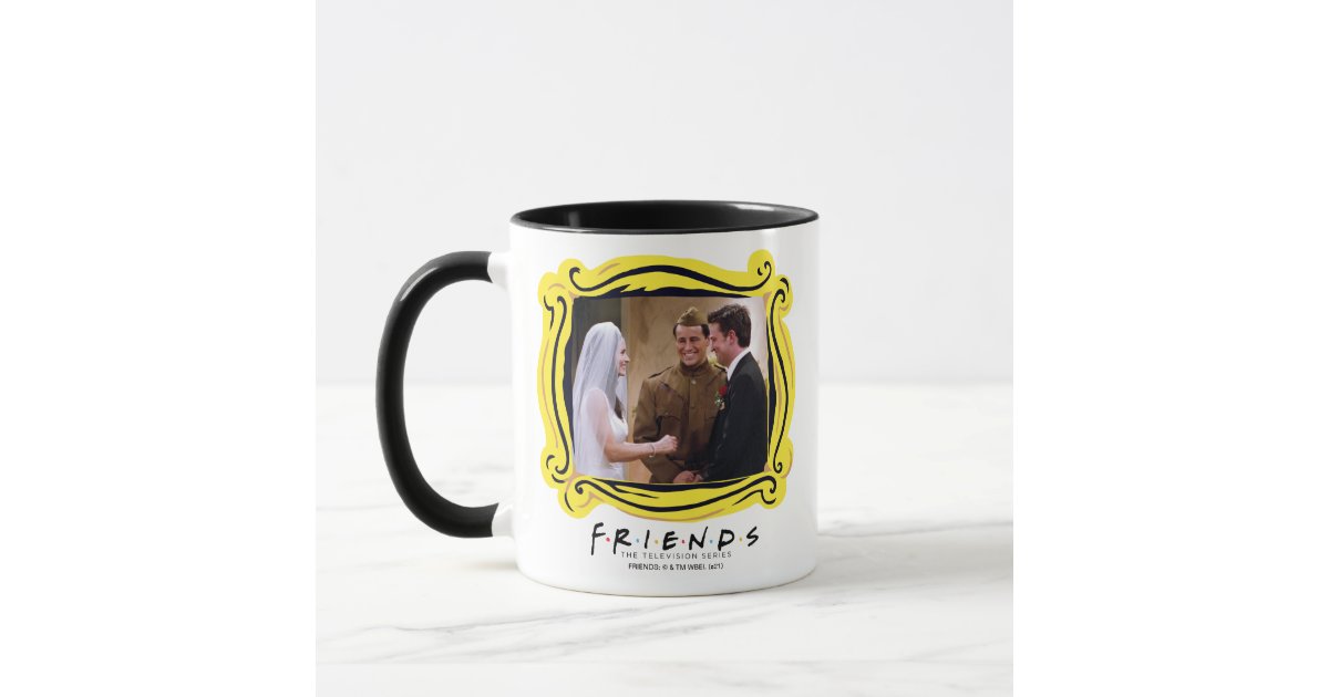 New Friends TV Show Series Ceramic Coffee Friends Mug White Color Monica  777777 Seven ---Loveful