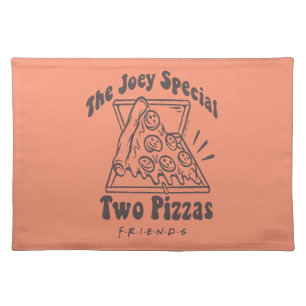 FRIENDS™ Joey Pizza Quote Cloth Placemat