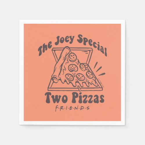 FRIENDS  Joey Pizza Quote Napkins