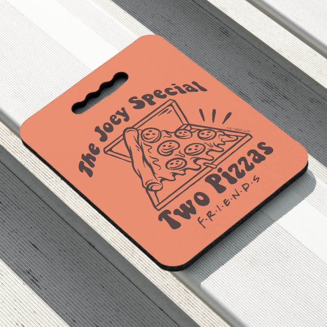 FRIENDS™ | Joey Pizza Quote Seat Cushion (In Situ)
