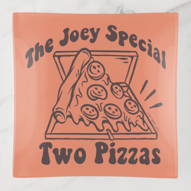 FRIENDS™ | Joey Pizza Quote Trinket Tray (Front)