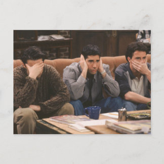FRIENDS™ | Joey, Ross, and Chandler on the Couch Invitation Postcard