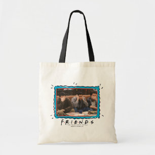 FRIENDS™ Joey, Ross, and Chandler on the Couch Tote Bag