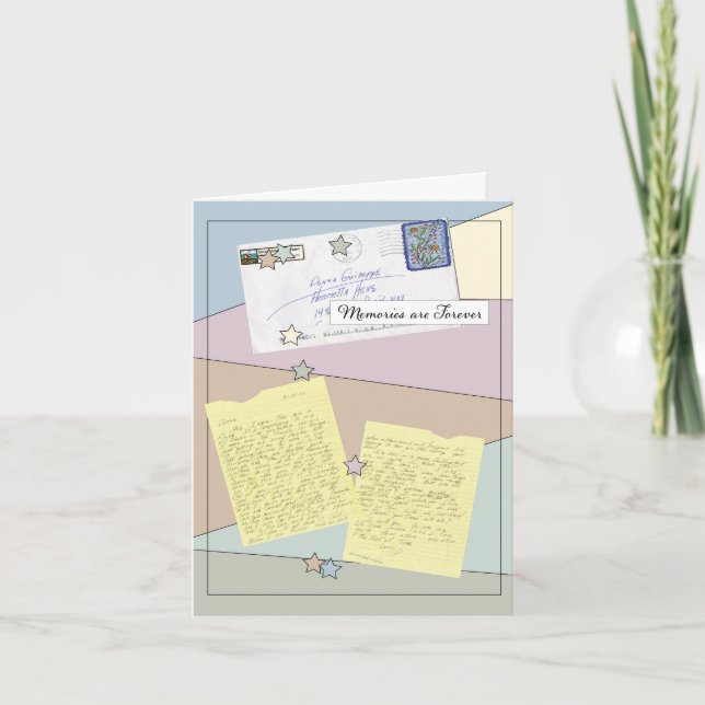 Friends Letter Collection Note Card (Front)