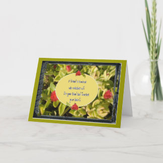 Friends Letterpress Thank You Card