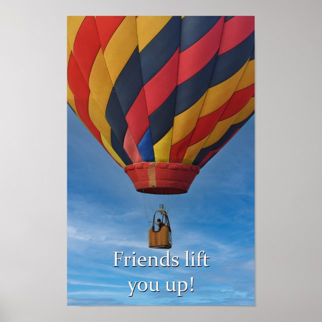 Friends lift you up poster (Front)