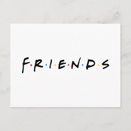 FRIENDS Logo Invitation Postcard