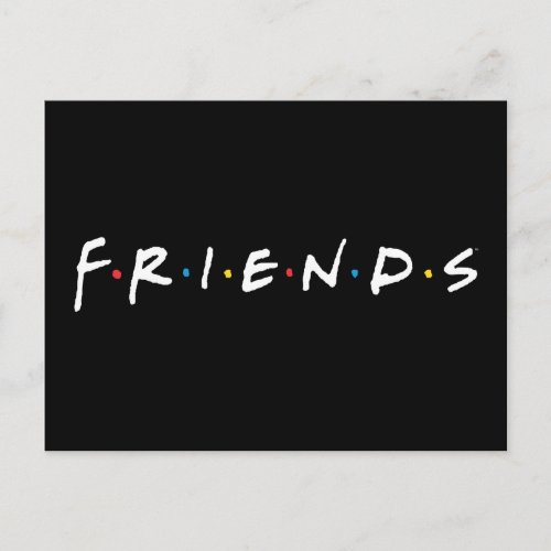 FRIENDS Logo Invitation Postcard