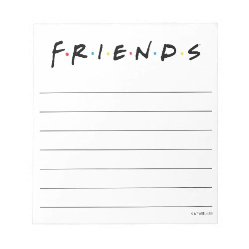 FRIENDS Logo Notepad