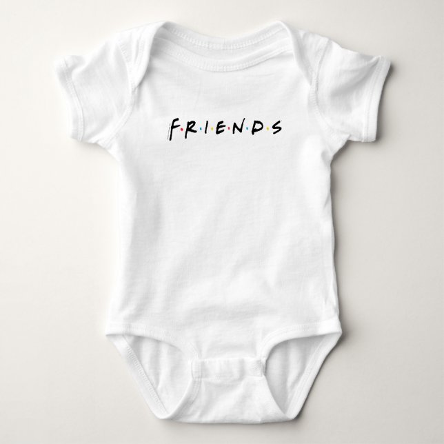 FRIENDS™ Logo T-Shirt Baby Bodysuit (Front)