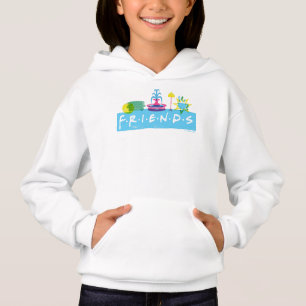 FRIENDS™   Logo with Icons Hoodie