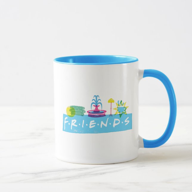FRIENDS™ | Logo with Icons Mug (Right)