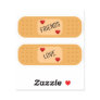 Friends Love bandaids Custom-Cut Vinyl Sticker